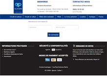 Tablet Screenshot of corsica-avantages.com